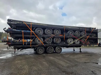 Van Hool 3B2011 - BPW - DISC Stapel van 5 3-assige schuifzeiltrailers - Luchtvering - Schijfremmen - 39 Ton - 2007 - Klaar voor Export — photo 4 of 17