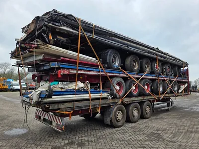 Kögel BPW - SAF- SMB - DISC Stapel van 5 3-assige schuifzeiltrailers - Luchtvering - Schijfremmen - 32 Ton - Klaar voor Export - 2005 — photo 5 of 19