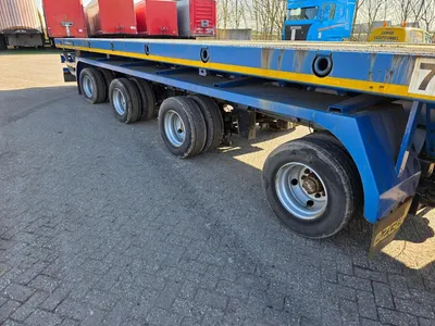OZGUL L14 4 stuurassen oplegger - Trax trommelremmen - platte trailer - luchtvering - 16 banden - 2x uitschuifbaar — photo 8 of 20