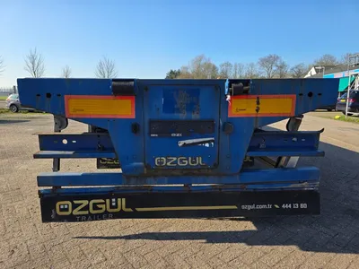 OZGUL L14 4 stuurassen oplegger - Trax trommelremmen - platte trailer - luchtvering - 16 banden - 2x uitschuifbaar — photo 6 of 20