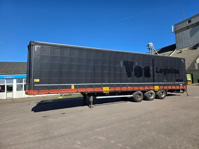 Van Hool 3-assige Schuifzeiltrailer - BPW - Trommelremmen - Luchtvering - 445/45 R19.5 - 39 Ton - 2007 - Export — photo 7 of 16