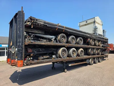 Van Hool 3B2011 - BPW - DISC Stapel van 5 3-assige schuifzeiltrailers - Luchtvering - Schijfremmen - 39 Ton - 2007 — photo 1 of 20