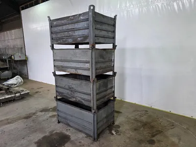 Unbranded Steel Stacking Bins Stalen Stapelbakken – Opslagbakken – Industrieel – Stapelbaar – Magazijn -2019 - 100 stuks op voorraad — photo 4 of 7