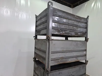 Unbranded Steel Stacking Bins Stalen Stapelbakken – Opslagbakken – Industrieel – Stapelbaar – Magazijn -2019 - 100 stuks op voorraad — photo 5 of 7