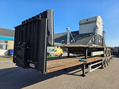 Krone BPW - DRUM Stapel KRONE 3-assige platte opleggers -BPW assen - Trommelremmen - Luchtvering - 33 Ton — photo 1 of 17