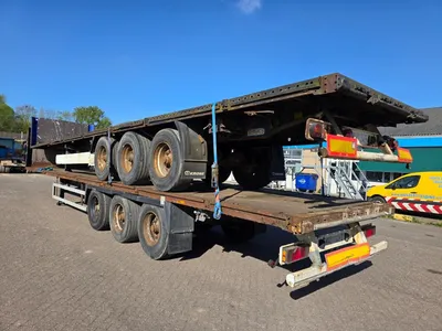 Krone BPW - DRUM Stapel KRONE 3-assige platte opleggers -BPW assen - Trommelremmen - Luchtvering - 33 Ton — photo 6 of 17