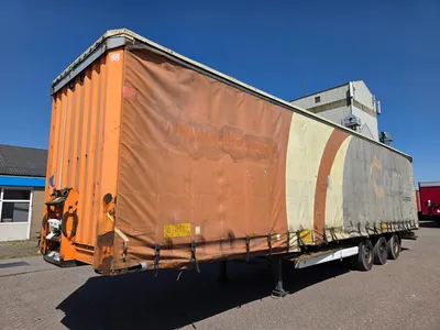 Krone 3-assige zeiler trailer - BPW assen - Schijfremmen - Luchtvering - 2008 — photo 1 of 18