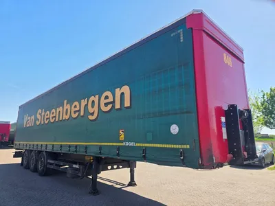 Kögel 3-assige zeilen oplegger - Mercedes assen - Schijfremmen - Luchtvering - Reserve wiel - 42 Ton - 2017 - Coil — photo 3 of 20