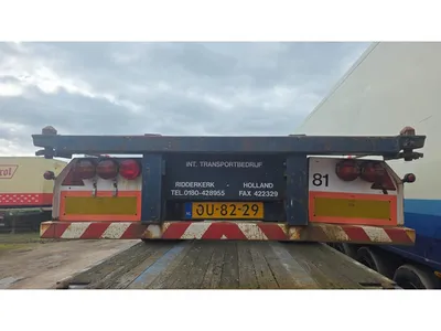 Netam 2-assige Containerchassis - BPW assen - Trommelremmen - Bladvering - Dubbele banden - 40ft HC — photo 14 of 16