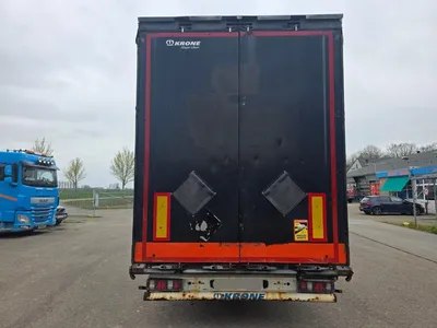 Krone 3-assige Schuifzeiltrailer - BPW - Trommelremmen - Luchtvering - 445/45 R19.5 - 39 Ton - Mega - 2014 — photo 5 of 20
