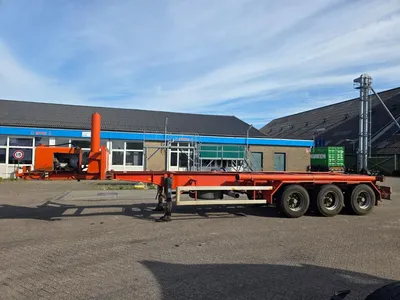 LAG 0-3-39 3 assige containerchassis - ROR assen - Trommelremmen - Luchtvering - Twistlock - Reserve band - 30 FT — photo 8 of 16