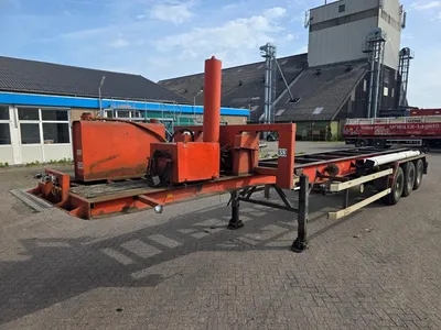 Pacton 3139 DS 3 assige containerchassis - ROR assen - Trommelremmen - Bladvering - Twistlock - 30 FT — photo 1 of 18