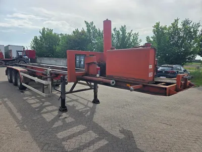 Pacton 3139 DS 3 assige containerchassis - ROR assen - Trommelremmen - Bladvering - Twistlock - 30 FT — photo 3 of 18