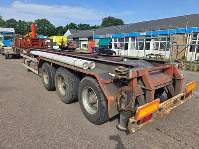 Pacton 3139 DS 3 assige containerchassis - ROR assen - Trommelremmen - Bladvering - Twistlock - 30 FT — photo 7 of 18