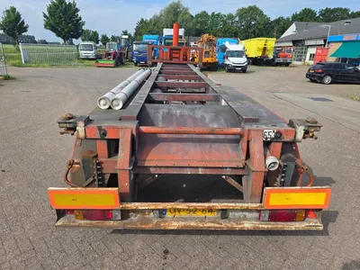 Pacton 3139 DS 3 assige containerchassis - ROR assen - Trommelremmen - Bladvering - Twistlock - 30 FT — photo 6 of 18