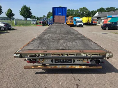 Krone 3-assige platte oplegger - BPW assen - Trommelremmen - Luchtvering — photo 5 of 13