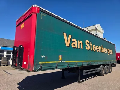 Kögel 3-assige zeilen oplegger - Mercedes assen - Schijfremmen - Luchtvering - Reserve wiel - 42 Ton - 2016 - Coil — photo 1 of 20