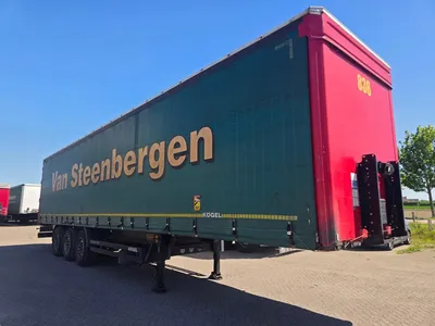 Kögel 3-assige zeilen oplegger - Mercedes assen - Schijfremmen - Luchtvering - Reserve wiel - 42 Ton - 2016 - Coil — photo 3 of 20
