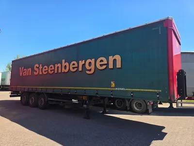 Kögel 3-assige zeilen oplegger - Mercedes assen - Schijfremmen - Luchtvering - Reserve wiel - 42 Ton - 2016 - Coil — photo 4 of 20