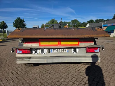 Granalu 3-assige containerchassis - Jost Mercedes assen - Schijfremmen - Luchtvering - Twistlock - Gereedschapskist - 34 ton laadvermogen - 20FT — photo 6 of 19